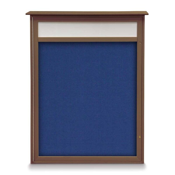 Single Door Enclosed Indoor Letterboard